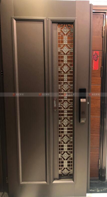 佛山不銹鋼入戶門廠家金億世家門業又曝網紅門了：一款韓版推拉式門中門